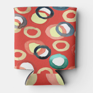 Levendige Aquarelle Abstracte achtergrondkunst Blikjeskoeler