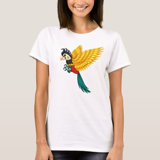 Levendige Ara T-shirt (Voorkant)