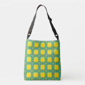 Levendige Arabesque Crossbody Tas (Achterkant)