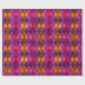 Levendige Argyle Diamonds Gift Wrap Cadeaupapier (Vlak)