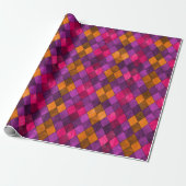 Levendige Argyle Diamonds Gift Wrap Cadeaupapier (Uitgerold)