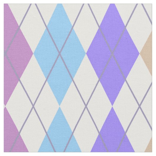 Levendige Argyle Paarse en wit Stof (Close Up)