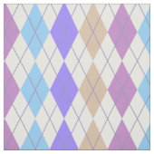 Levendige Argyle Paarse en wit Stof (Swatch)