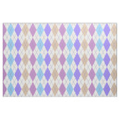 Levendige Argyle Paarse en wit Stof (Fat Quarter)