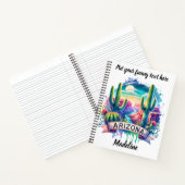 Levendige Arizona woestijn schoonheid Notitieboek (Binnen)