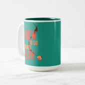 Levendige artistieke Brew to Go Energy Flow Mok (Voorkant links)