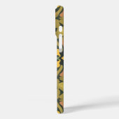 Levendige Artistieke iPhone16 Hoesje - Elegant Hom (Achterkant / Links)