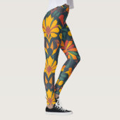 Levendige artistieke Leggings - Naadloze Home Deco (Rechts)
