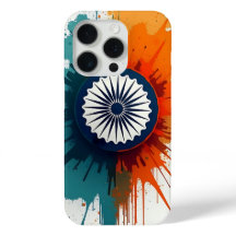 Levendige Ashoka Chakra iPhone Case - Abstracte pi