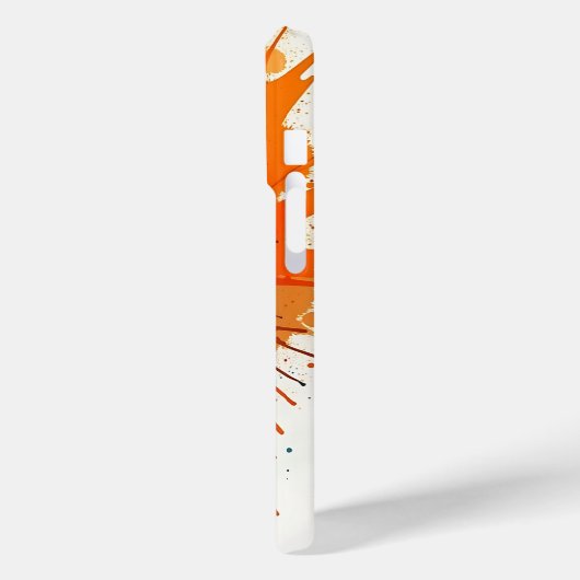 Levendige Ashoka Chakra iPhone Case - Abstracte pi (Achterkant / Links)