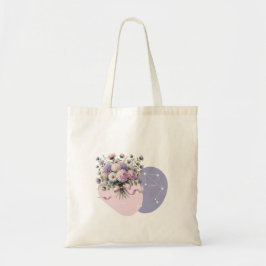Levendige Aster Weegschaal Constellatie Romantisch Tote Bag