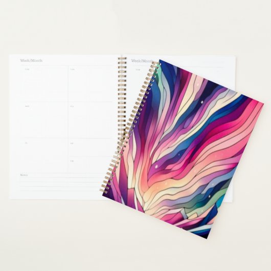 Levendige Aurora Borealis Planner (Display)