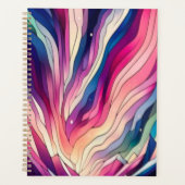 Levendige Aurora Borealis Planner (Voorkant)
