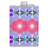 Levendige Aurora Kaleidoscoop Elektrisch Heupfles (Achterkant)