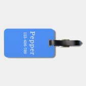 Levendige Australische Herder Hond | Bagagelabel (Achterkant horizontaal)