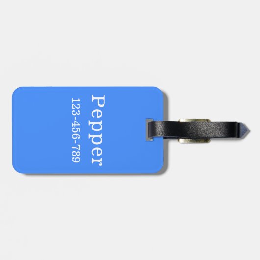 Levendige Australische Herder Hond | Bagagelabel (Achterkant horizontaal)