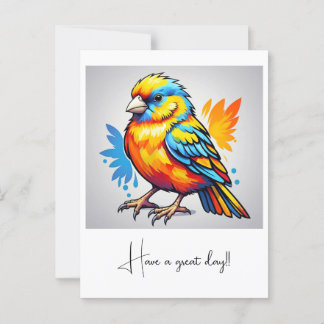 "LEVENDIGE AVIAIRE SCHOONHEID" BRIEFKAART