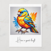 "LEVENDIGE AVIAIRE SCHOONHEID" BRIEFKAART (Voorkant)