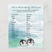 Levendige Baby pinguïns Babynaam Flyer (Voorkant)