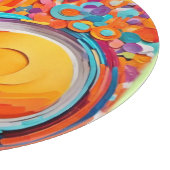 Levendige Badaïstische kunstkleuren Snijplank (Hoek)