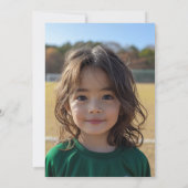 Levendige ballonnen in aangepaste foto verjaardags kaart (Achterkant)