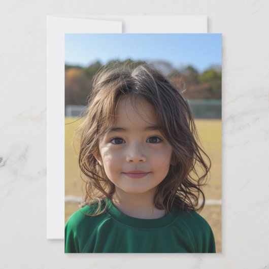 Levendige ballonnen in aangepaste foto verjaardags kaart (Achterkant)