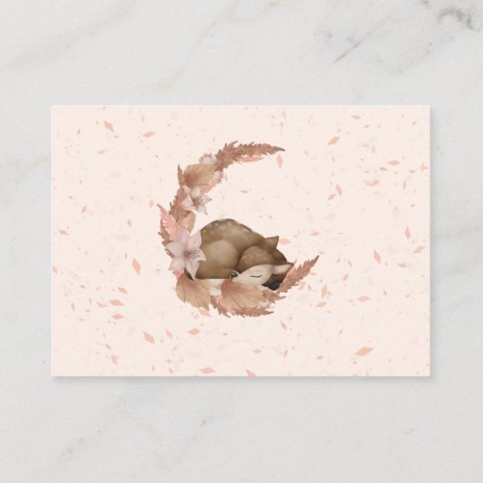 Levendige Bambi & Flowers Moonwolken Boeken voor B Informatiekaartje (Achterkant)