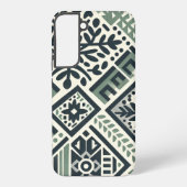 Levendige Batik Art Phone Case Samsung Galaxy Hoesje (Achterkant)