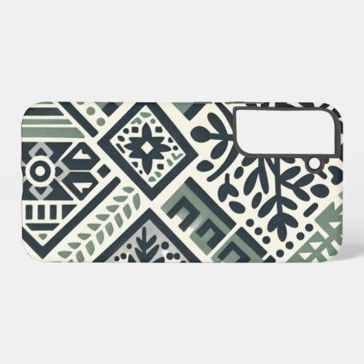 Levendige Batik Art Phone Case Samsung Galaxy Hoesje (Achterkant horizontaal)