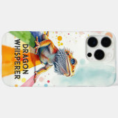Levendige Bearded Dragon Art Kleurrijke Waterverf Case-Mate iPhone Case (Achterkant (horizontaal))