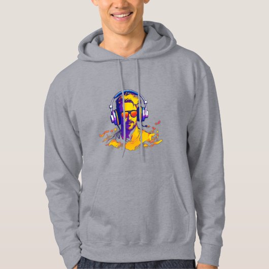 Levendige beats hoodie (Voorkant)