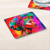 Levendige Beauty Serie 1 Kartonnen Onderzetters (Schuin)