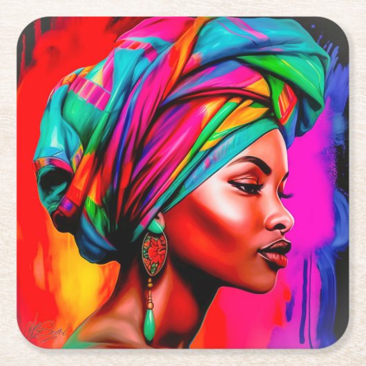 Levendige Beauty Serie 1 Kartonnen Onderzetters (Voorkant)