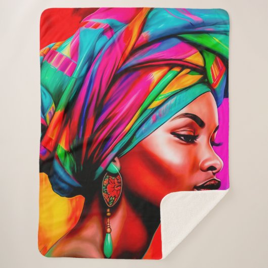 Levendige Beauty Serie 1 Sherpa Deken (Voorkant)