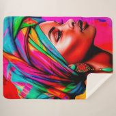 Levendige Beauty Serie 1 Sherpa Deken (Voorkant (horizontaal))