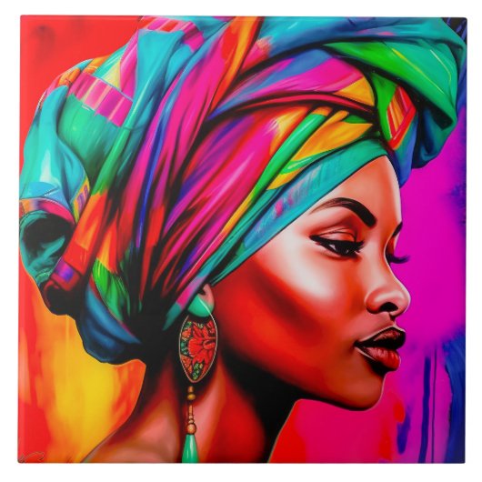 Levendige Beauty Serie 1 Tegeltje (Voorkant)