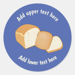 Levendige beelden met plakken - je eigen slogan op ronde sticker