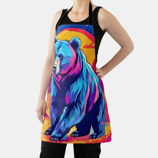 Levendige Beer kunst Schort (Insitu)