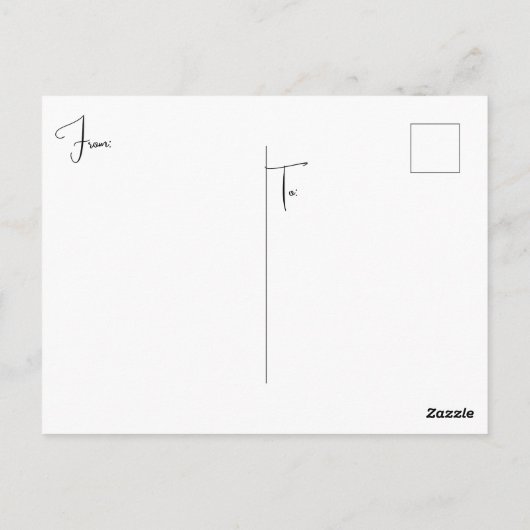 " LEVENDIGE BEETLE " BRIEFKAART (Achterkant)