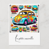 " LEVENDIGE BEETLE " BRIEFKAART (Voorkant)