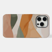 Levendige bergen iPhone hoesje (Achterkant horizontaal)