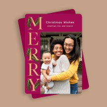 Levendige Berry Merry Pine Foto Kerstmis