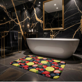 Levendige bessen & citrus badmat