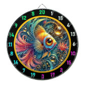 Levendige Betta Dartboard Fun Display Dartbord (Voorkant)