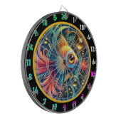 Levendige Betta Dartboard Fun Display Dartbord (Voorkant Links)