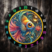 Levendige Betta Dartboard Fun Display Dartbord