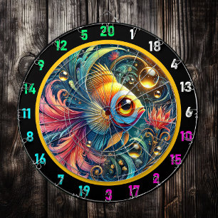 Levendige Betta Dartboard Fun Display Dartbord
