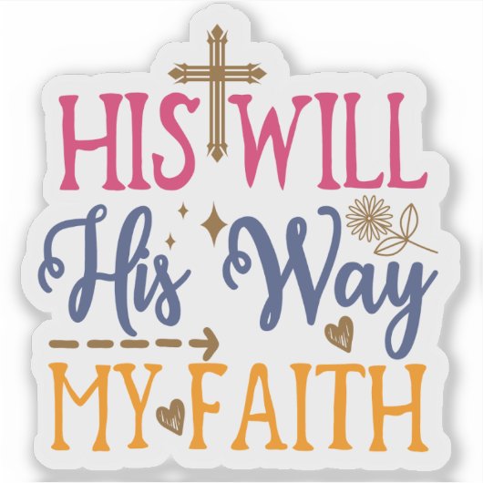 Levendige Bijbelvers Stickers voor Decor (Voorkant)