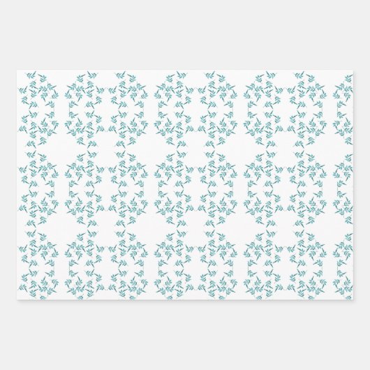 Levendige bladeren inpakpapier vel (Voorkant 3)