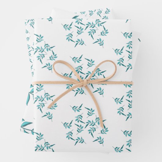 Levendige bladeren inpakpapier vel (In situ)